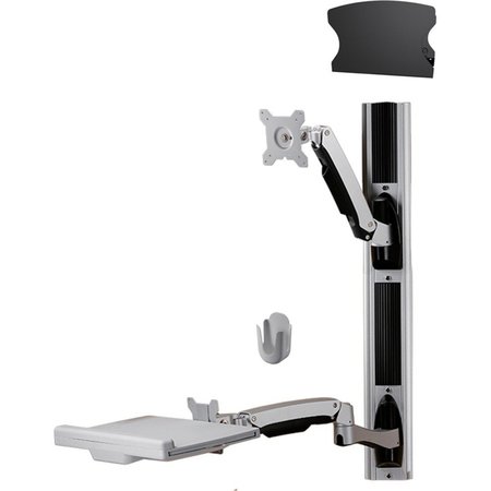 AMER NETWORKS Sit-Stand Combo Workstation Wall Mount System. AMR1AWSV1